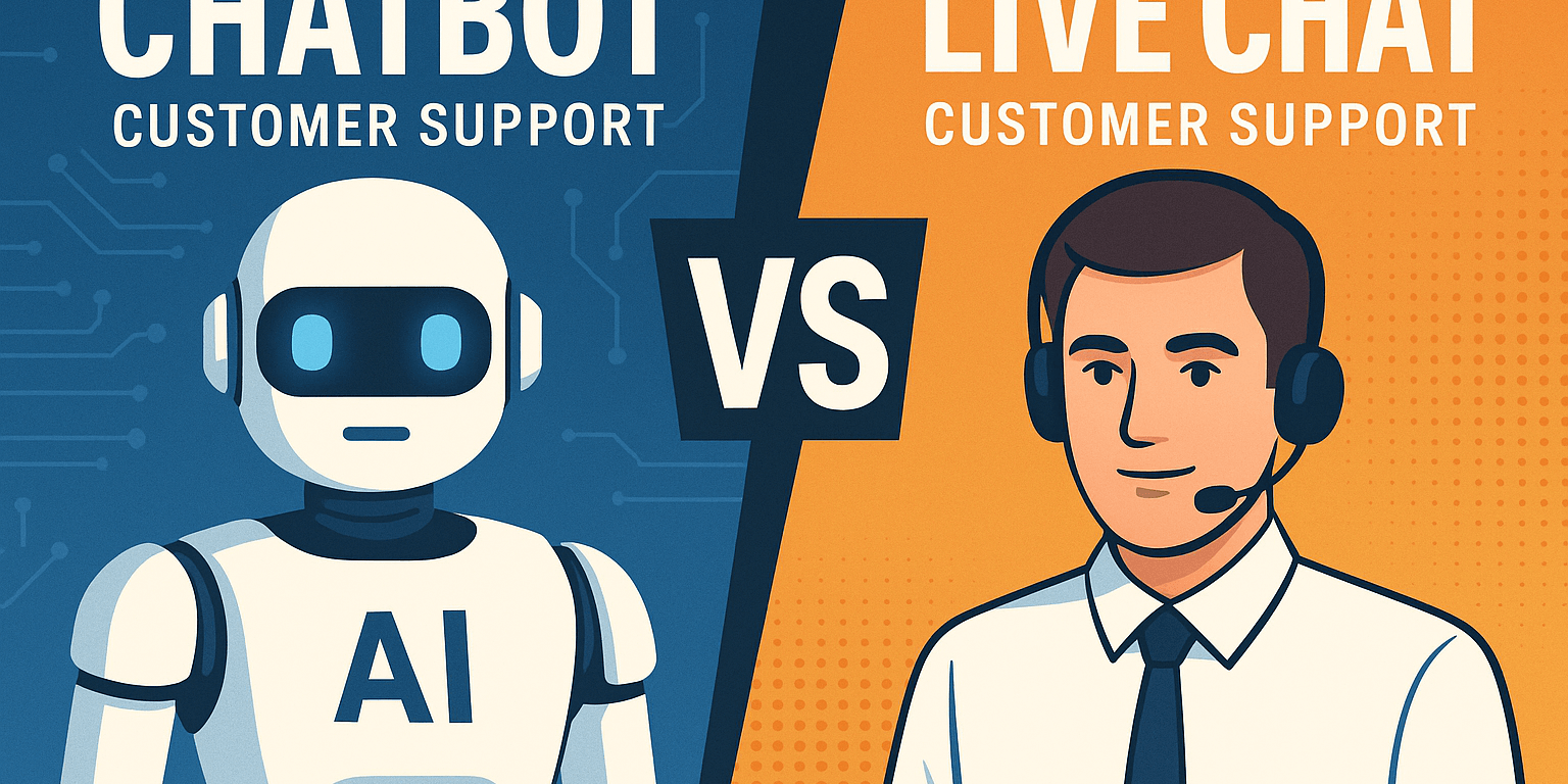 Chatbot vs live chat customer support Chatbot vs live chat customer support