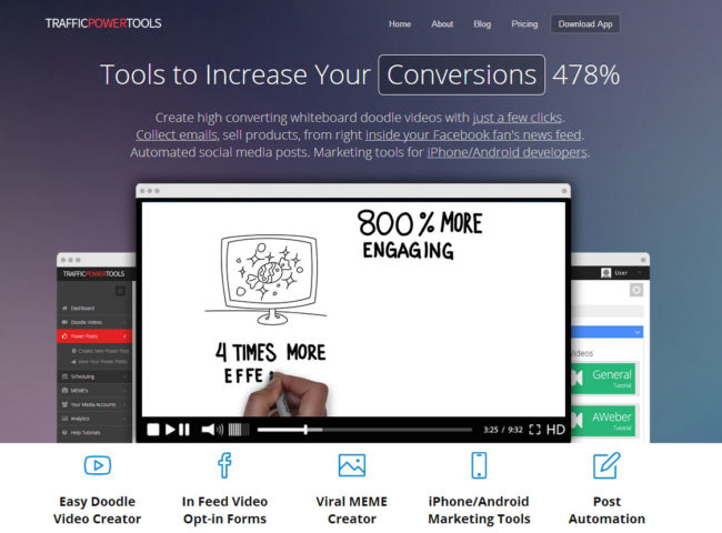 Doodle Video Generator AI and Marketing Suite of Tools Screenshot 1