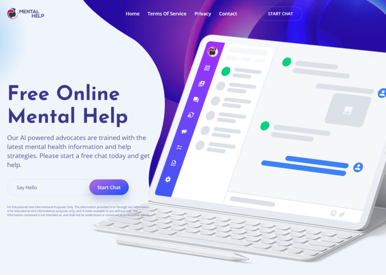 Online Mental Help Screenshot 1