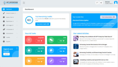 GPT Enterprise Screenshot 2
