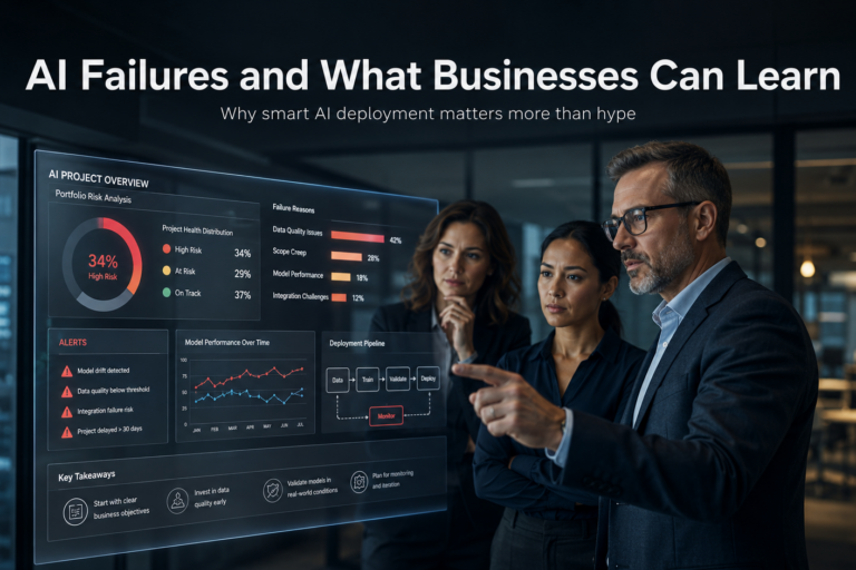 AI failures business strategy lessons Intellic Labs
